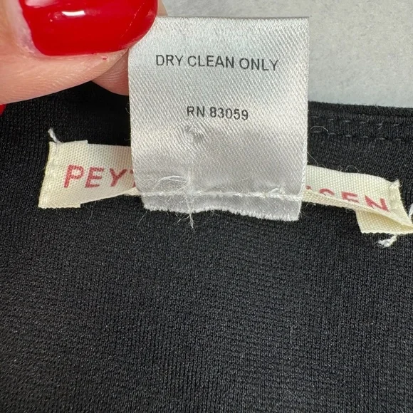 Peyton Jenson Open Front Blazer Jacket Womens Size XS Black - Picture 4 of 7